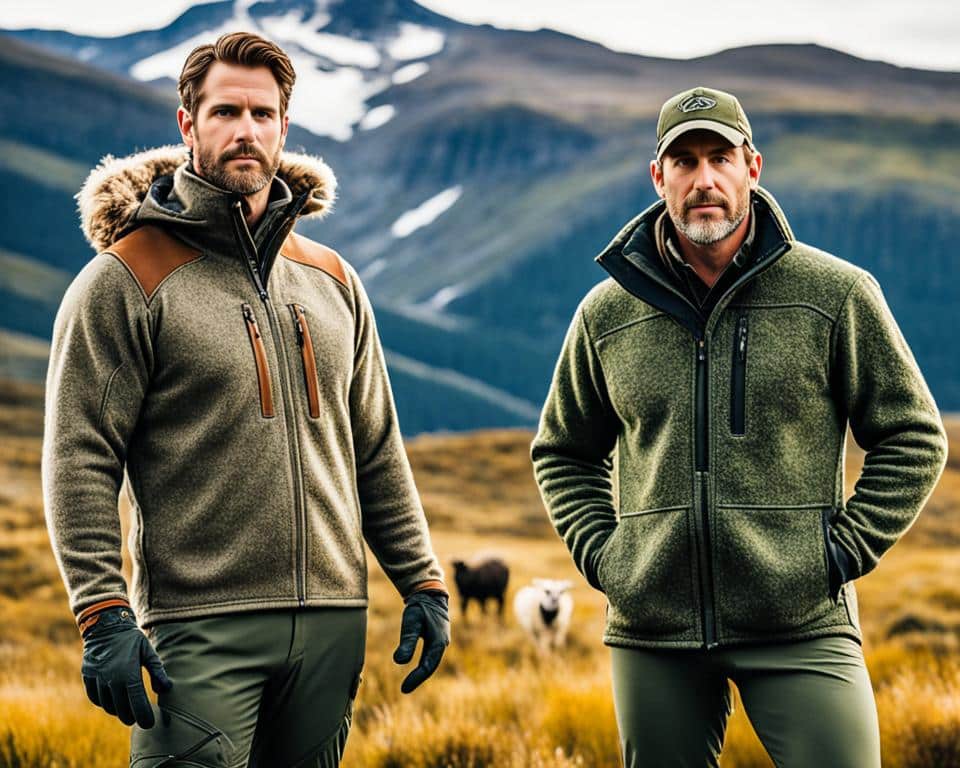 wool vs synthetic hunting clothes