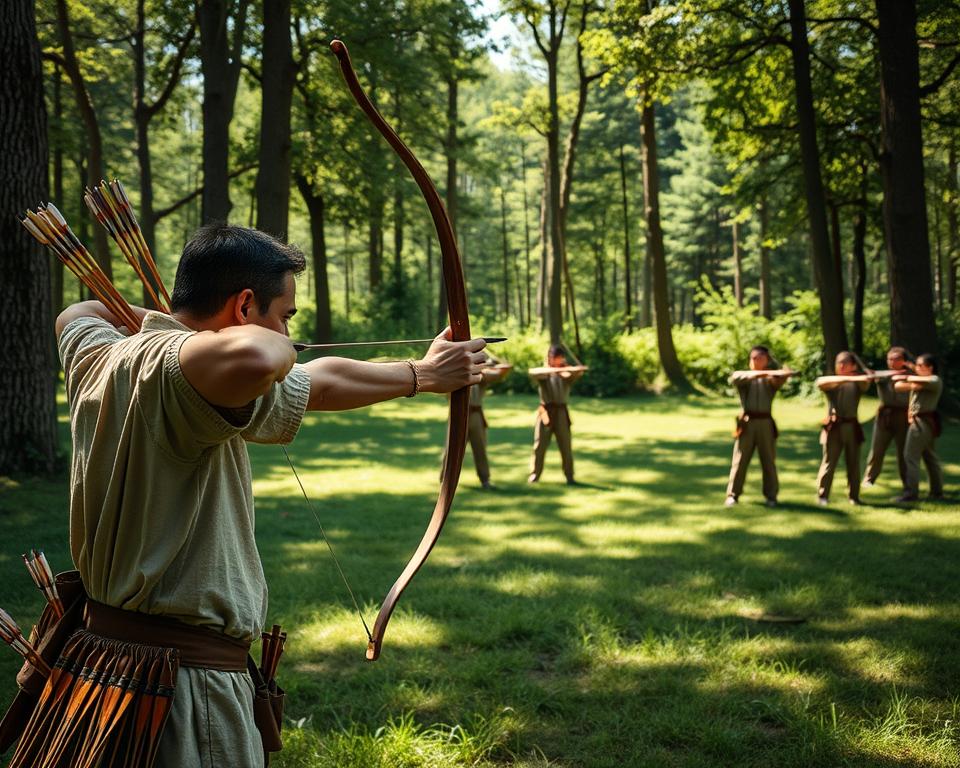 Traditional archery techniques