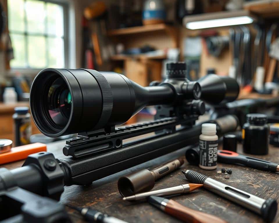 scope maintenance routine for rifle optics