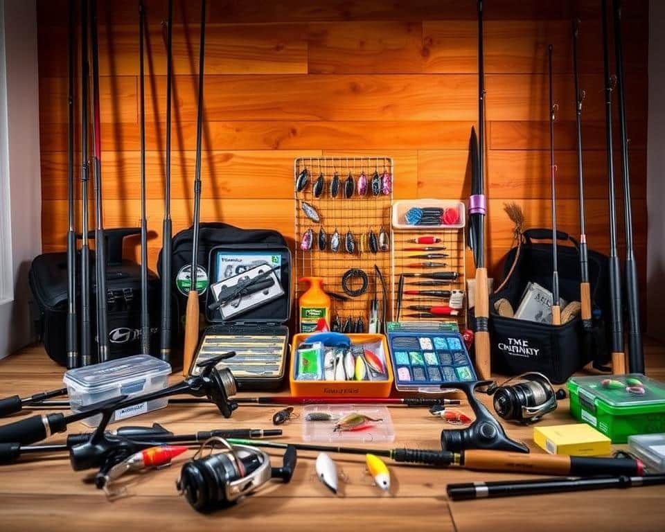 Beginner Fishing Equipment Display