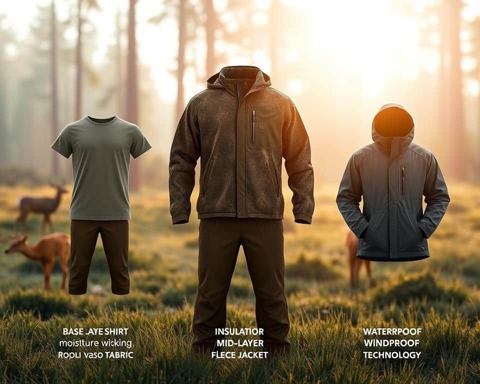 hunting clothing layering system